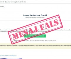 Emailuri false în numele ANAF 